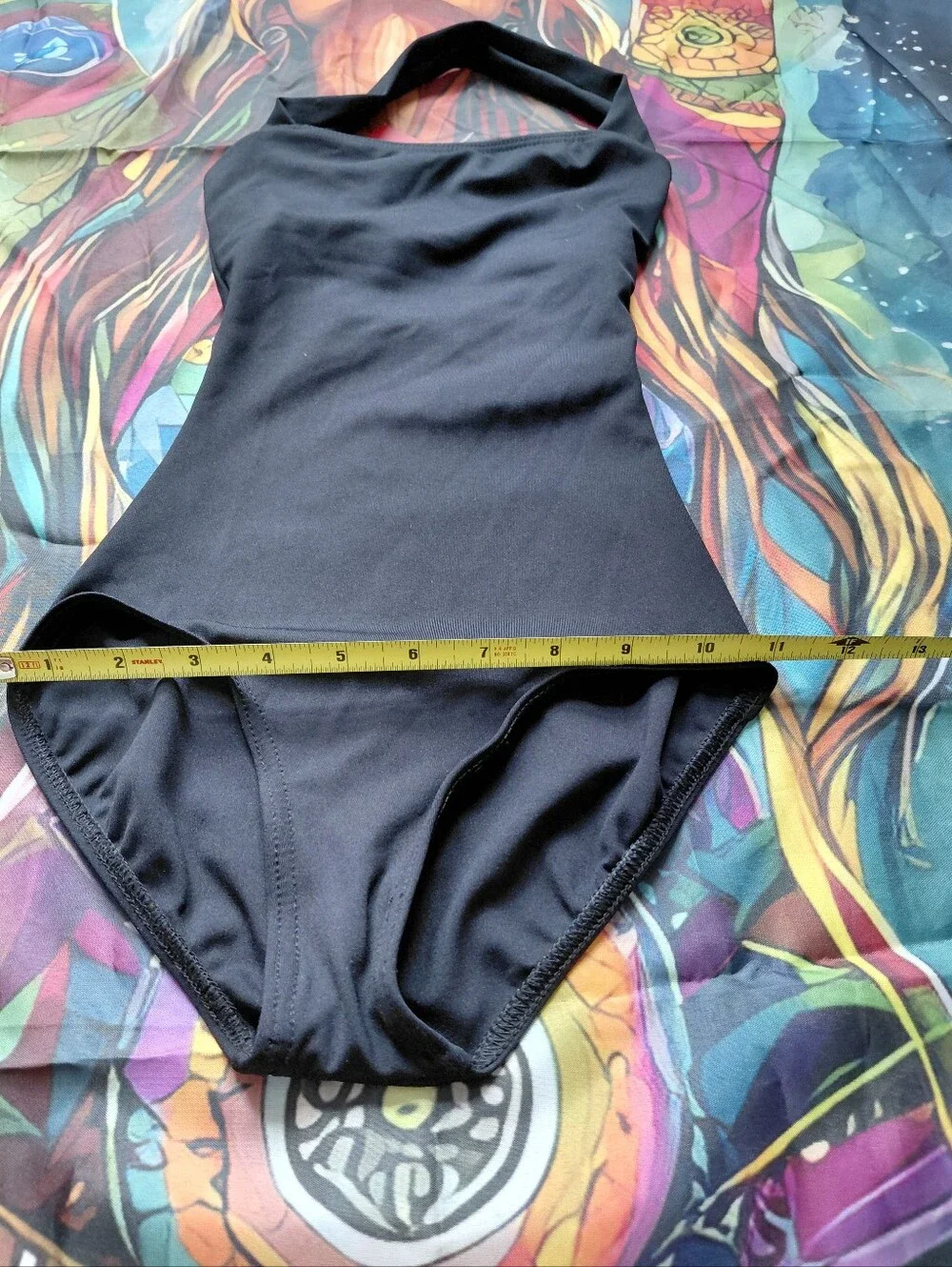 NWT Capezio Black One-Piece Dance Leotard XS Girls